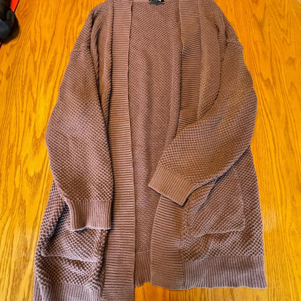 Women’s Purple Sweater Cardigan